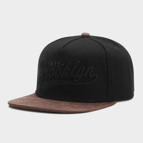 Snapback Cap - Brooklyn Leather
