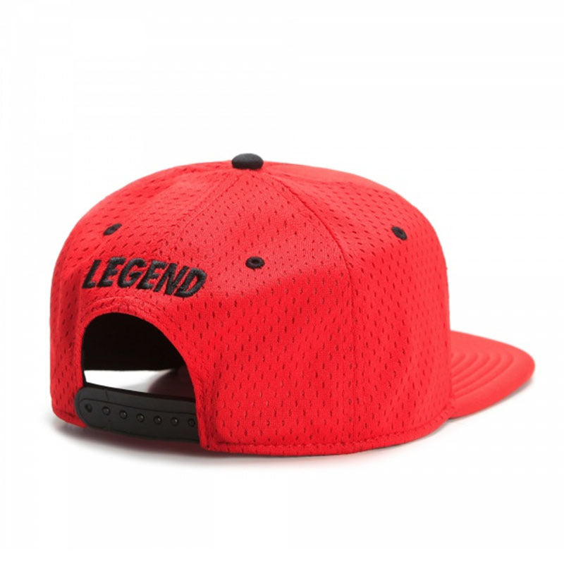 Snapback Cap - Red Mesh