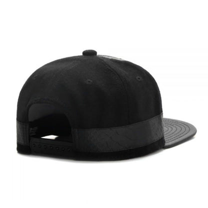 Snapback Cap - Dark Leather