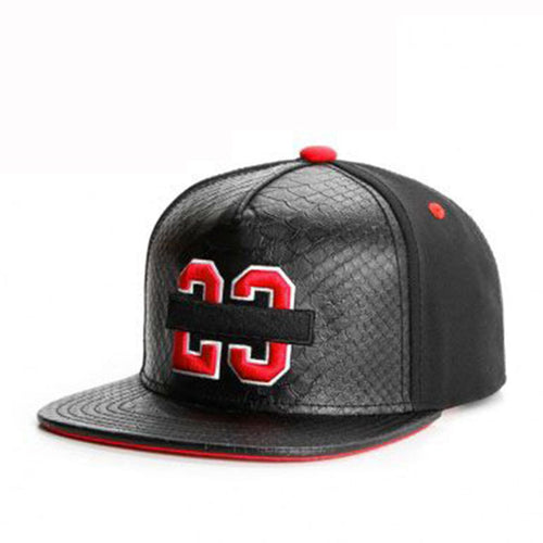 Snapback Cap - 23 Leather Edition
